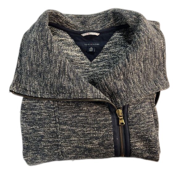 Tommy Hilfiger Athluxe Jacket Zip Front Navy Blue Ladies Size XS - Picture 6 of 6